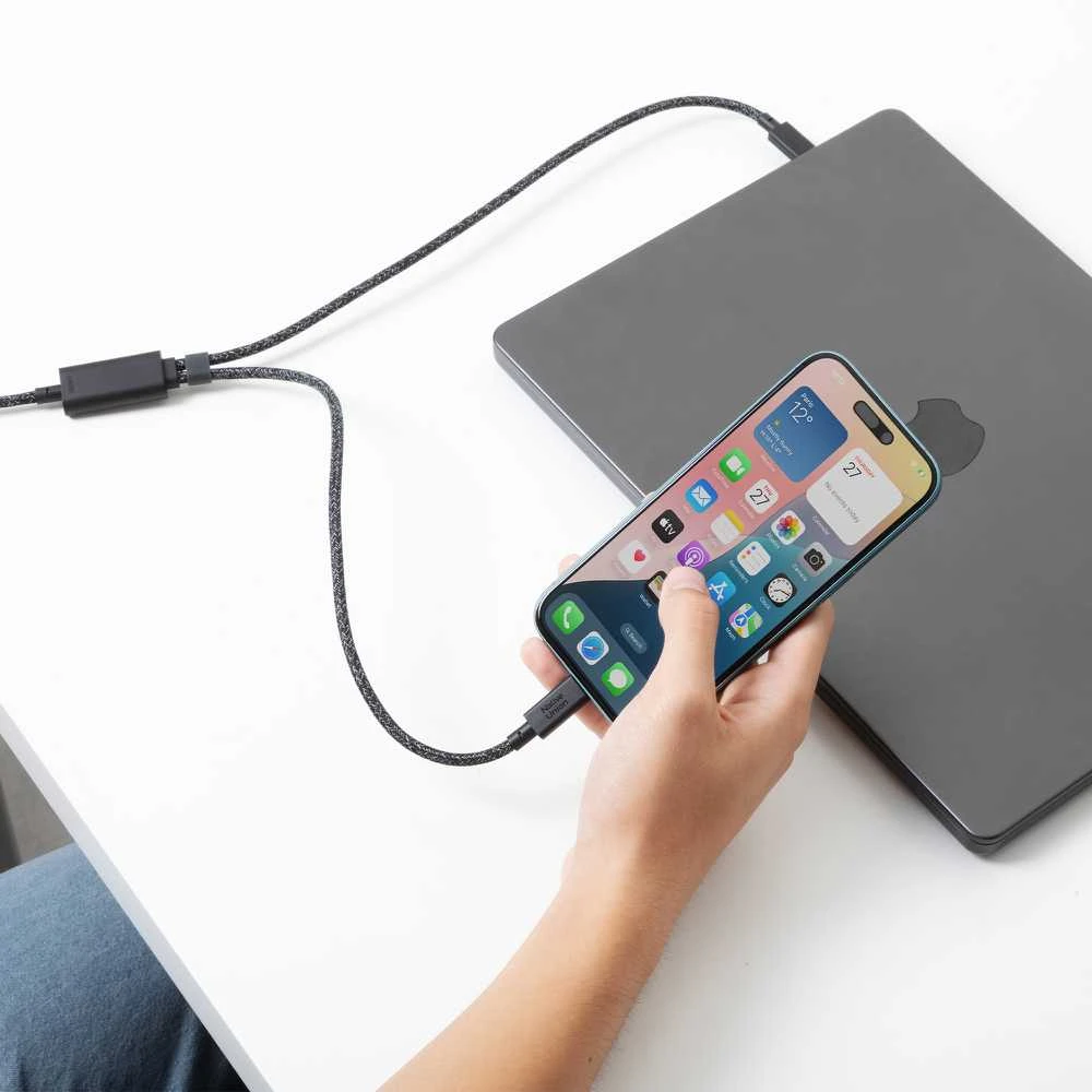 Native Union diržo laidas (USB-C - USB-C) 2 m, kosmosas