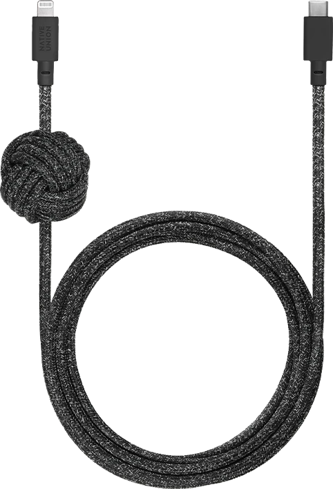 Native Union Night Cable - USB-C - Lightning kabelis, 3 m (cosmos)