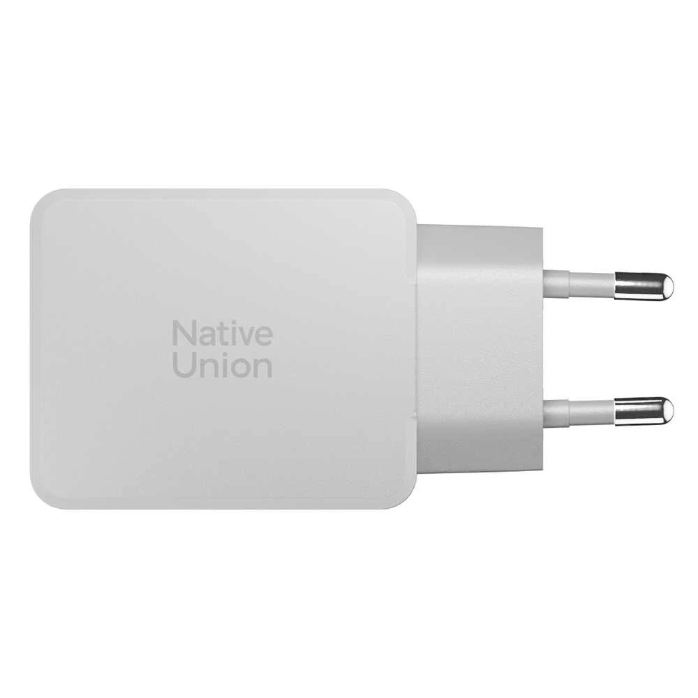 Native Union kišeninis GaN kroviklis PD 65W (2x USB-C), baltas