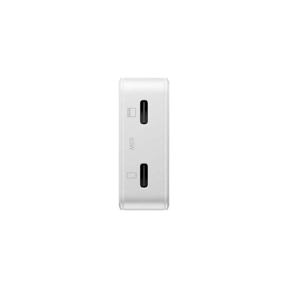 Native Union kišeninis GaN kroviklis PD 65W (2x USB-C), baltas