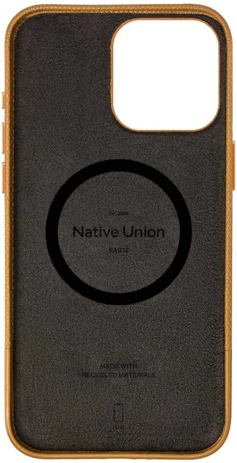 Native Union (RE)CLASSIC dėklas, kraft rašto – iPhone 16 Pro Max