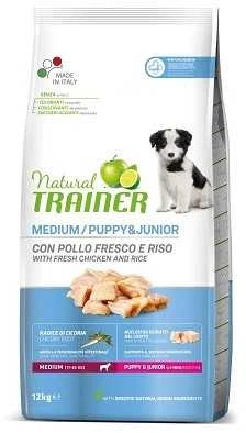 Natural Trainer PUPPY/JUNIOR MEDIUM (Vištiena) 12kg
