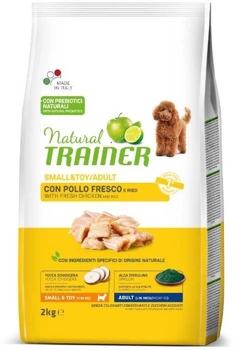 Trainer Natural Adult Mini sausas maistas su vištiena mažų veislių šunims 2kg