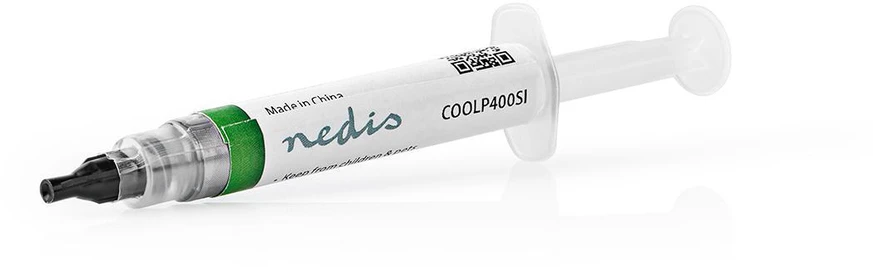 Nedis CPU termo pasta sidabrinė iki 300°C 4g, <0.01℃-in2/W