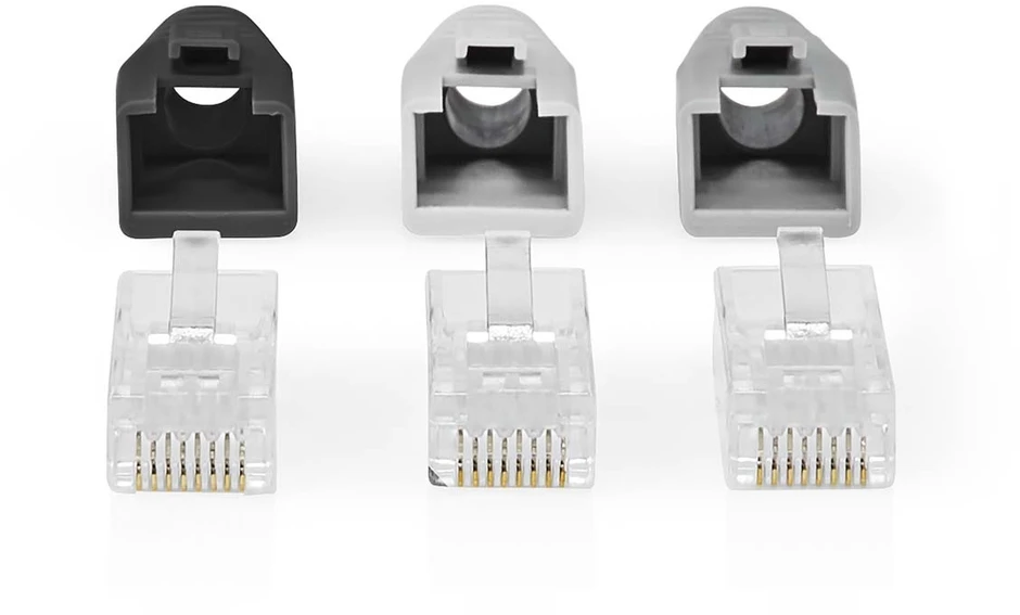 Nedis Kištukas RJ45 (8P8C) Pass Through CAT6 UTP kabeliui (10 vnt)