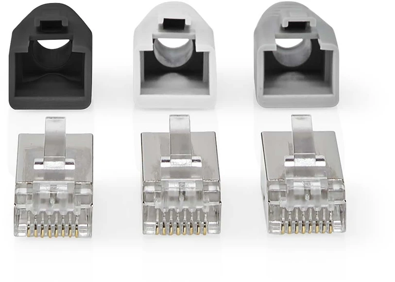 Nedis Kištukas RJ45 (8P8C) Pass Through CAT6 FTP kabeliui (10 vnt)