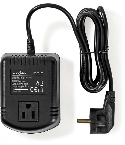Nedis Transformatorinis įtampos keitiklis 230/110Vac 100W desktop