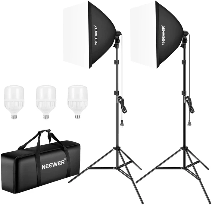 Neewer Softbox apšvietimo rinkinys 10102773 700 W 3 vnt.