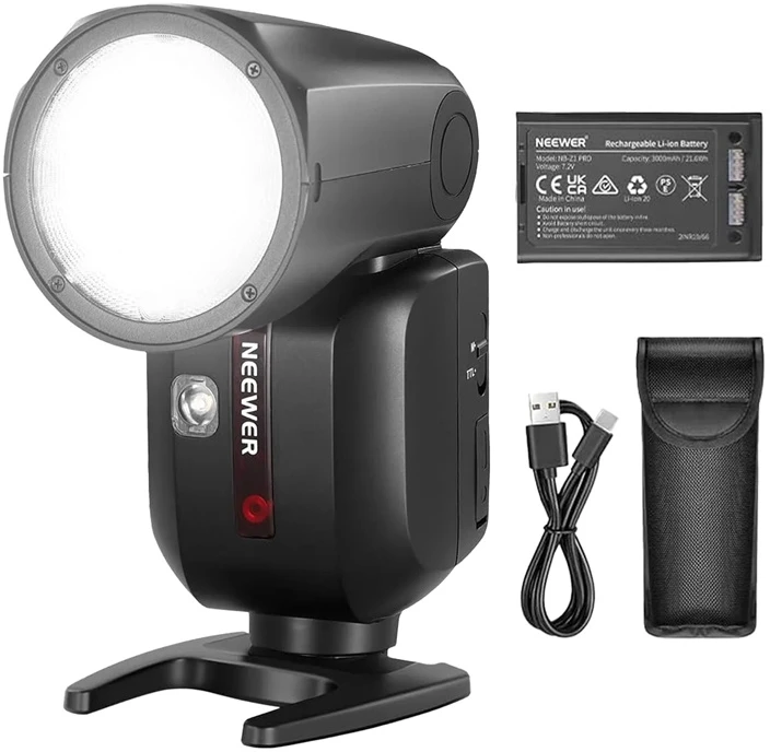 „Neewer Z2-C TTL“ apvalios galvutės blykstė „Speedlite“, skirta „Canon“