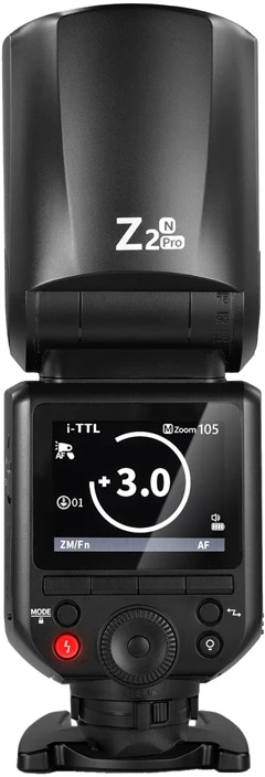 Neewer Z2PRO-N TTL APVALIOS GALVUTĖS BLICHTE NIKON fotoaparatams