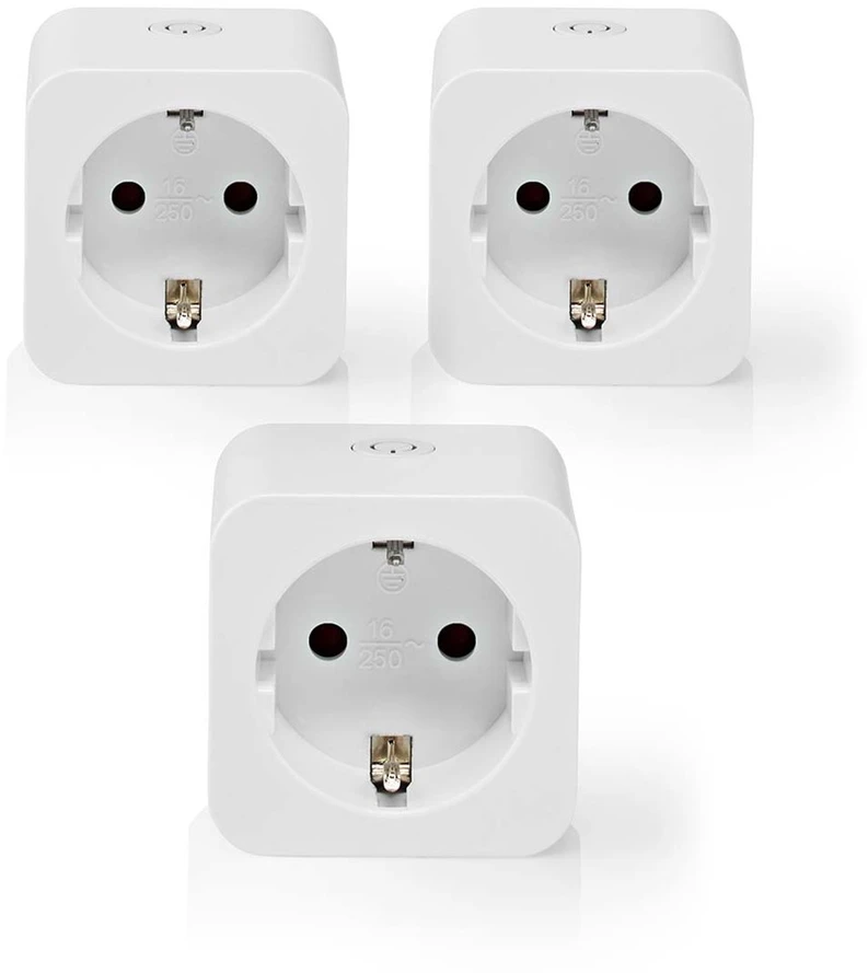 Inteligentne gniazdko Nedis SmartLife WIFIP121FWT3 Wi-Fi (3 sztuki)