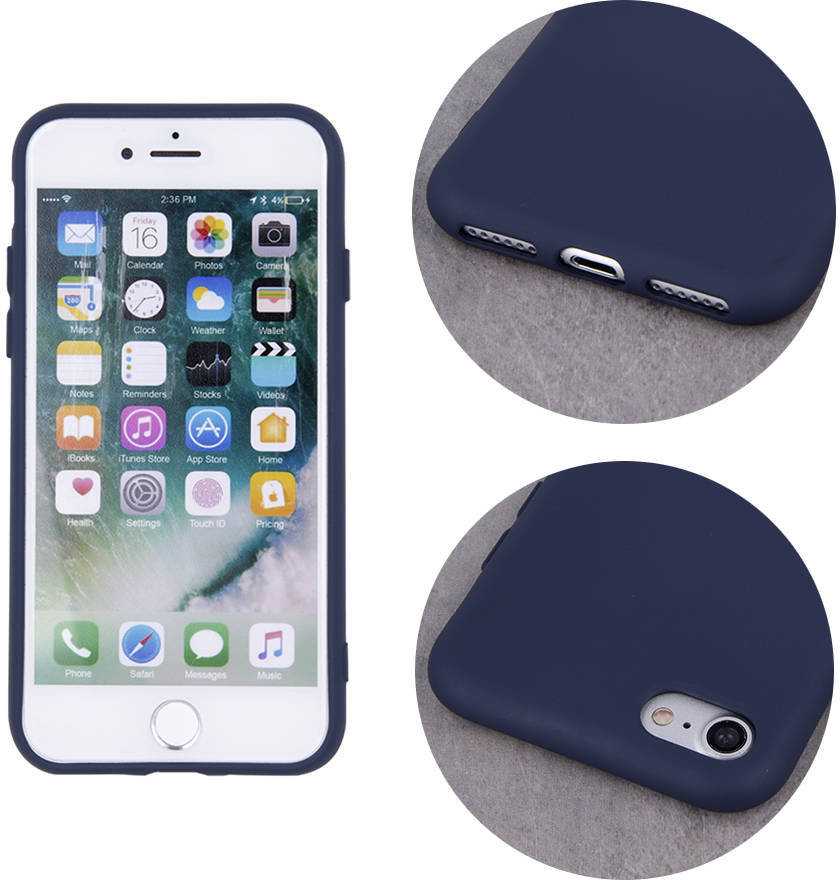 iLike Nemo Apple iPhone 16 Pro Max silikoninis dėklas telefonui mėlynos spalvos