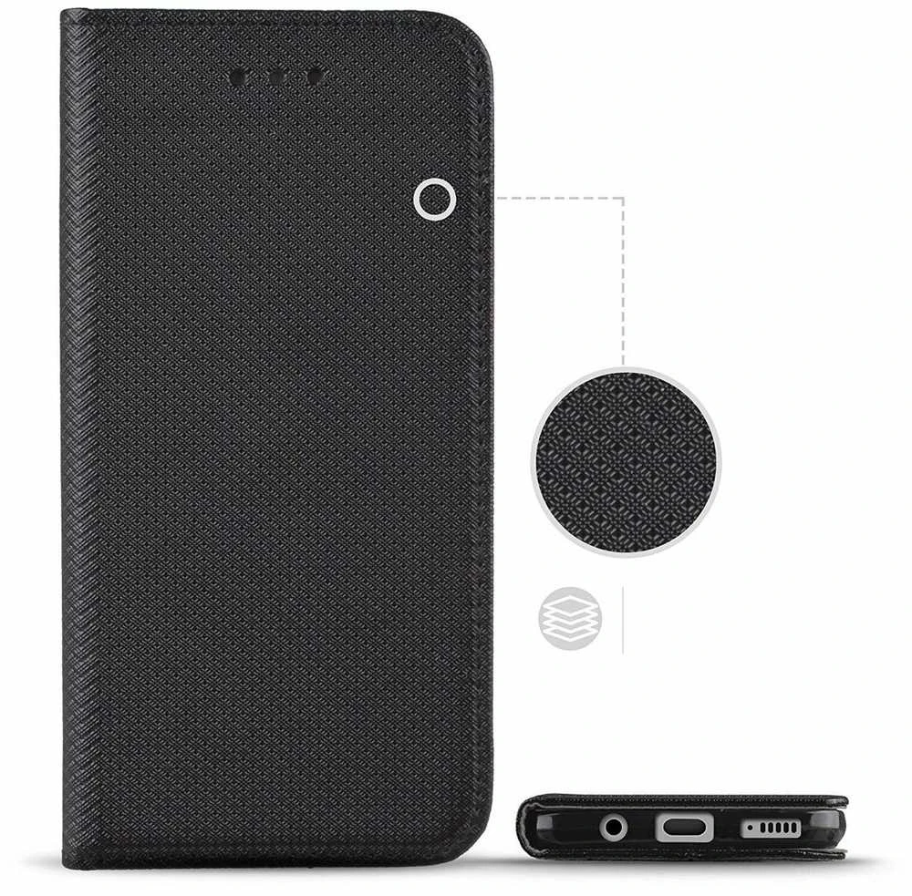 Reach Dėklas Smart Magnet Realme 8/8 Pro juodas