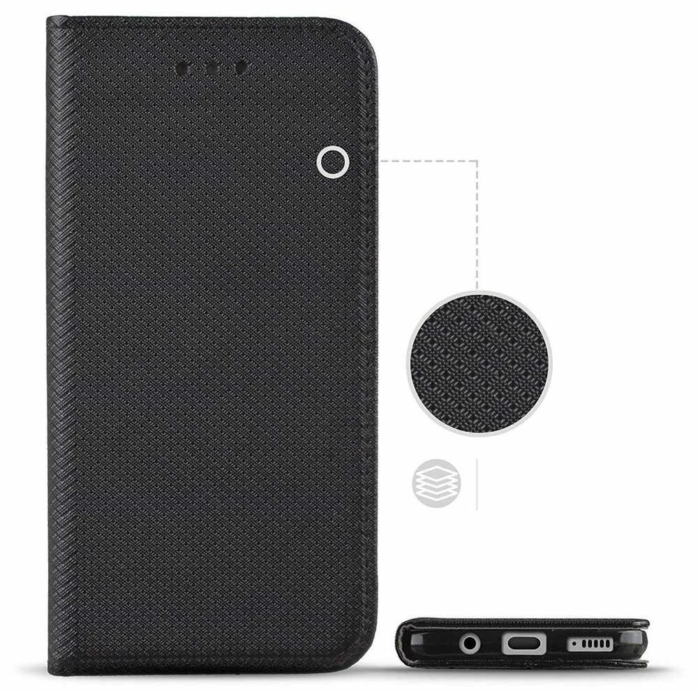 TFO Nemo Flip Magnet dėklas Samsung Galaxy S10e juodos spalvos