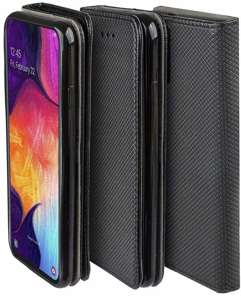 TFO Nemo Flip Magnet dėklas Samsung Galaxy S10e juodos spalvos
