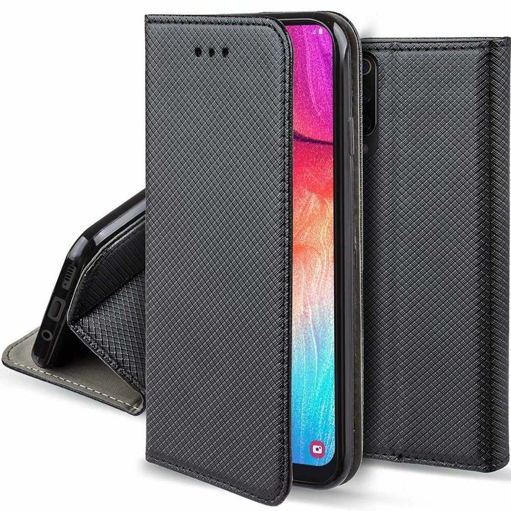 TFO Nemo Flip Magnet dėklas Samsung Galaxy S10e juodos spalvos