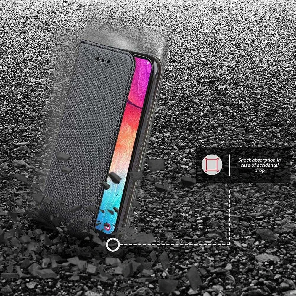 TFO Nemo Flip Magnet dėklas Samsung Galaxy S10e juodos spalvos
