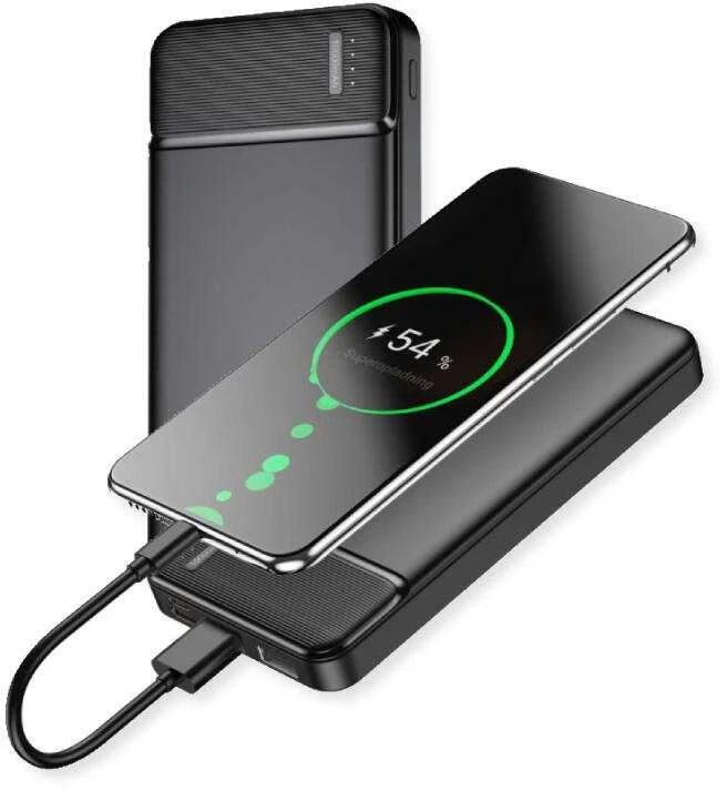 Nešiojamas įkroviklis Maxlife MXPB-01 10000 mAh, juodas