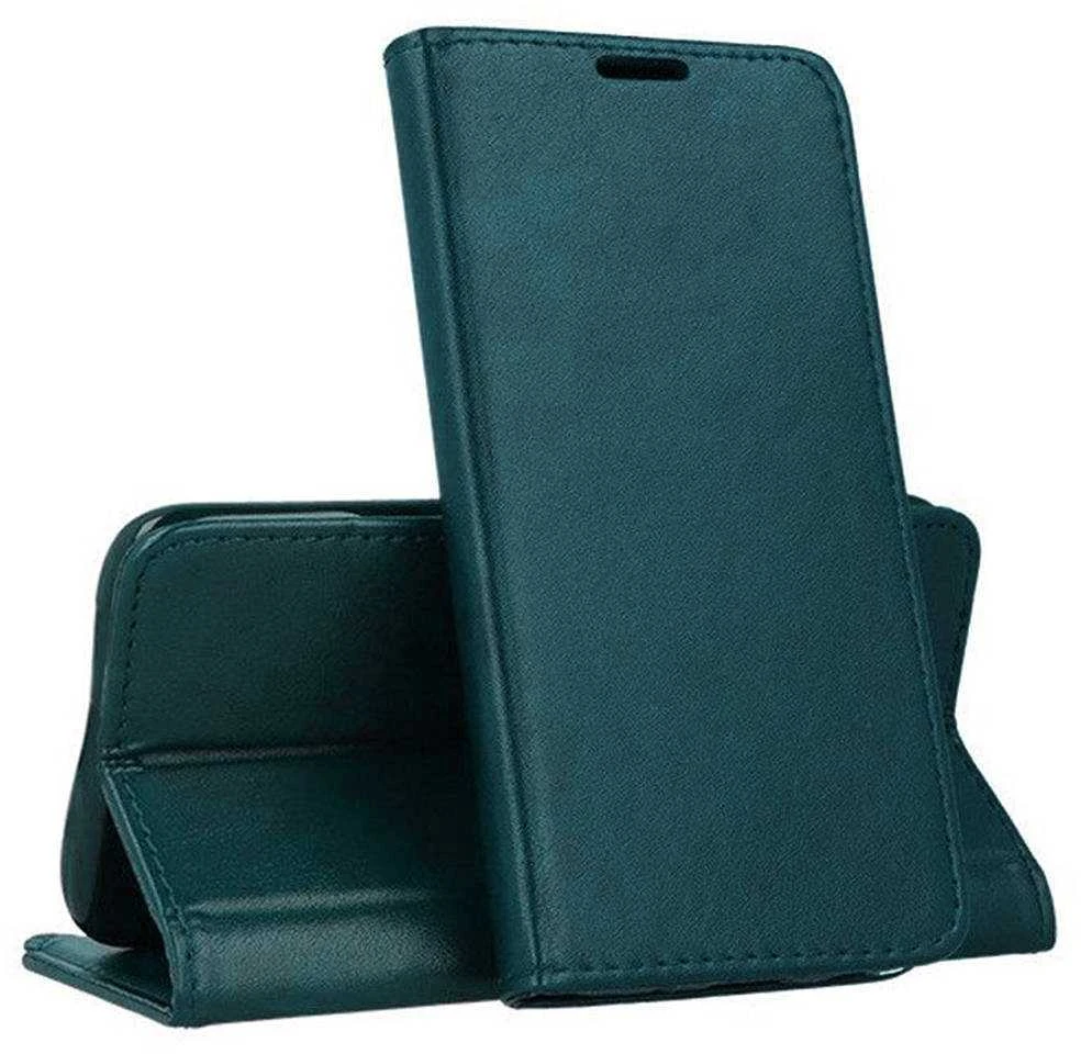 iLike atverčiamas dėklas skirtas Samsung A525 A52 4G/A526 A52 5G/A528 A52s 5G, tamsiai žalias