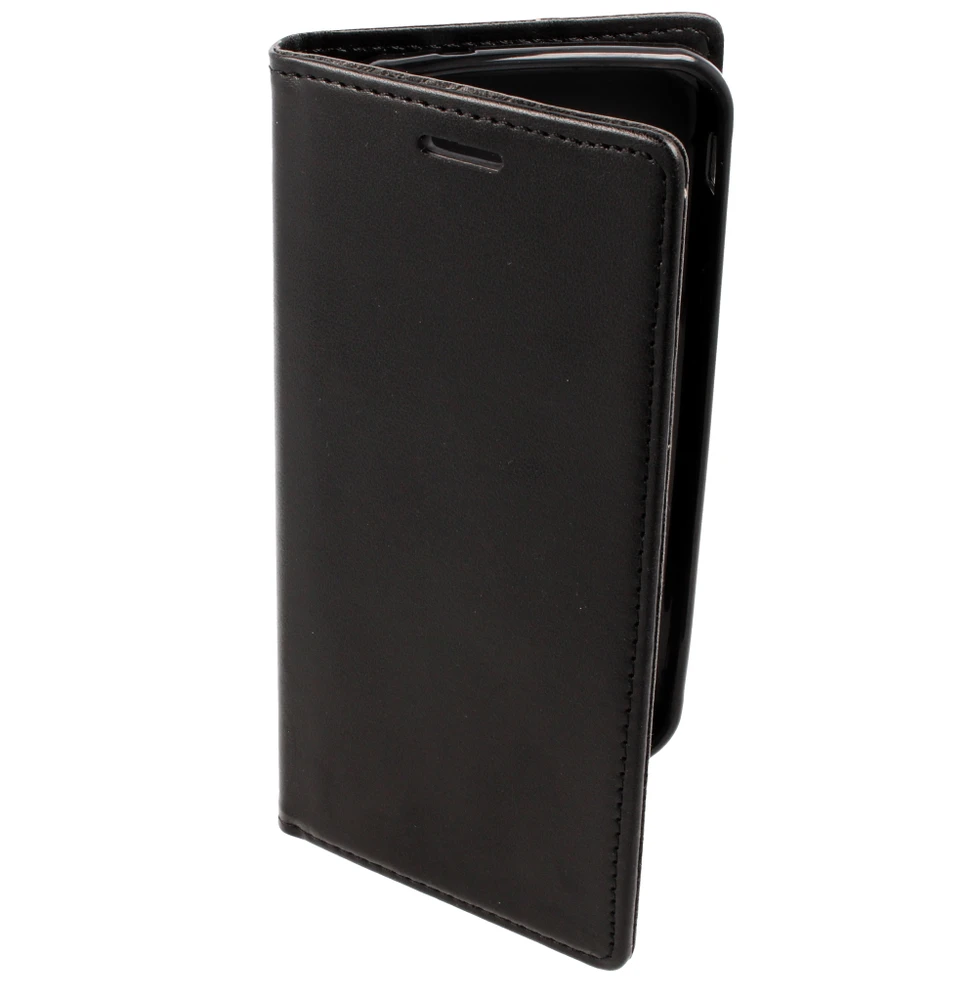 TFO Nemo Samsung Galaxy M55 5G atverčiamas Leatherette Holster Magnet Book dėklas telefonui juodos spalvos