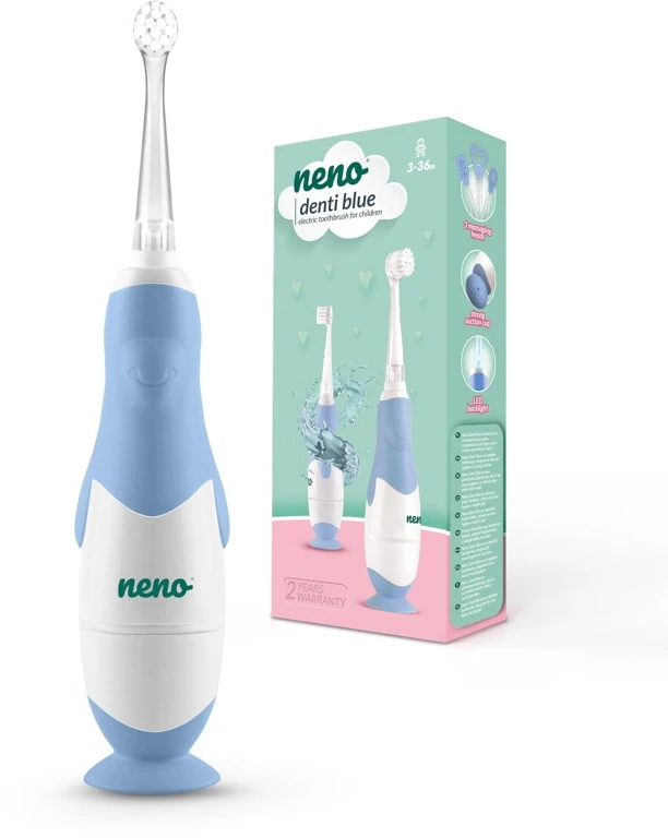 Dantų šepetėlis Neno Denti Mėlyna - ELECTRONIC TOOTHBRUSH FOR VAIKIŠKAS