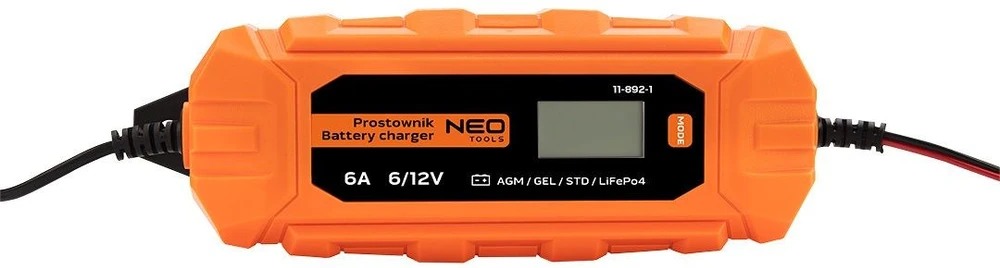 Įkroviklis Neo 11-892-1; 6/12 V; 2/6 A