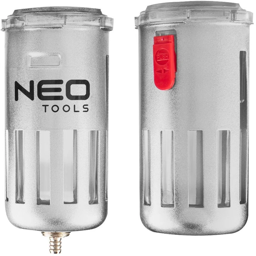 Kondicionierius Neo Tools Rinkinys Oro valymo rinkinys, filtras, tepimo įtaisas ir reduktorius, 1/2 colio metalinis korpusas