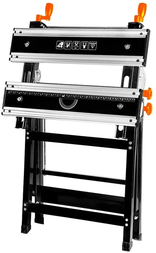 Neo Tools Stół Reguliuojamas aliuminio darbastalis 60 x 58 x 77–107 cm