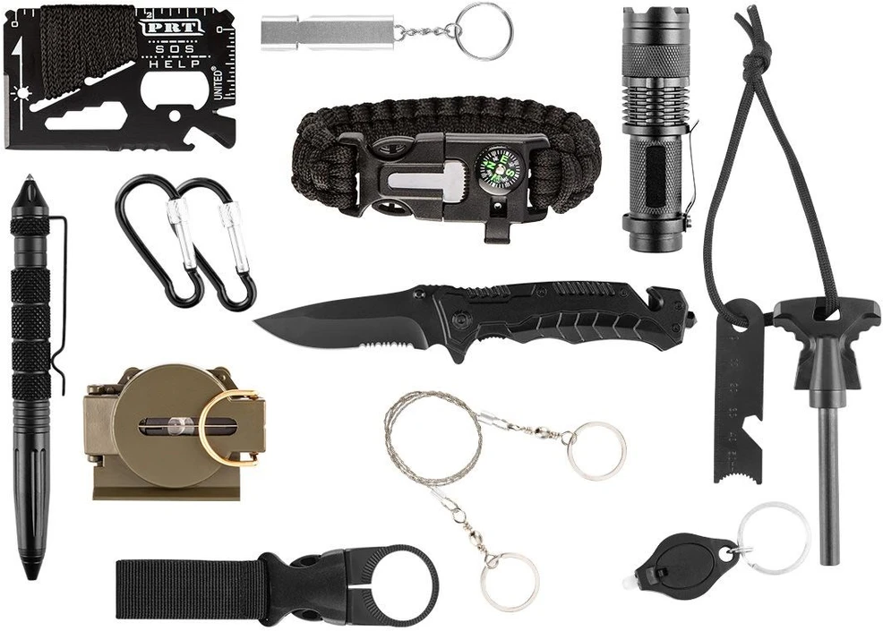 Neo Tools Rinkinys 14 dalių išgyvenimo rinkinys maišelyje