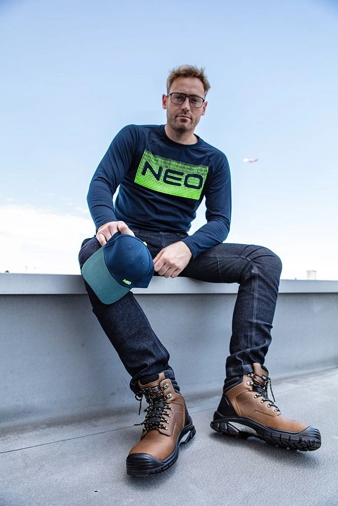 Darbo kelnės Neo Denim, mėlynos
