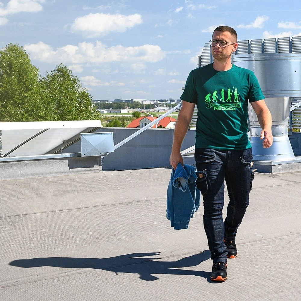Darbo kelnės Neo Denim, mėlynos