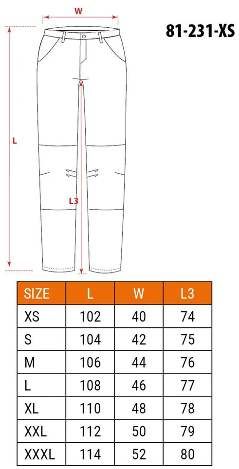 Neo Tools Kelnės PREMIUM darbo kelnės, 4 kryptimis tempiamos, XS dydis
