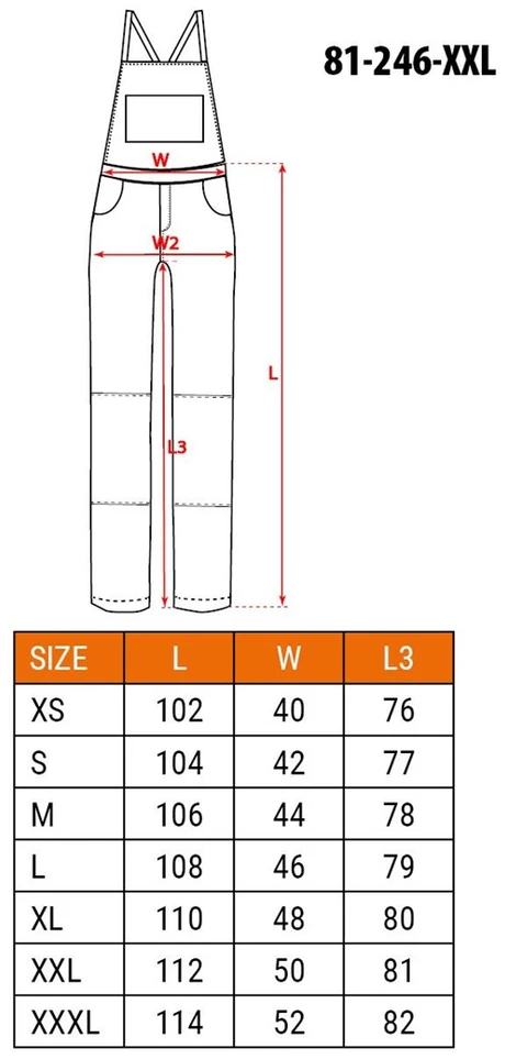 Neo Tools Ogrodniczki PREMIUM darbo kombinezonas, 62% medvilnės, 35% poliesterio, 3% elastano, XXL dydis