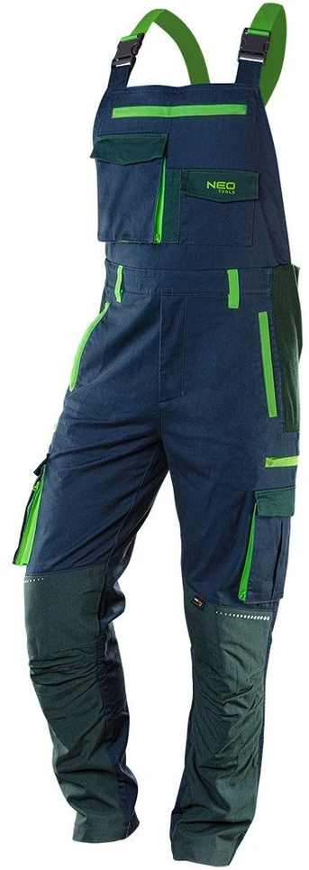 Neo Tools Ogrodniczki PREMIUM darbo kombinezonas, 62% medvilnės, 35% poliesterio, 3% elastano, XXXL dydis