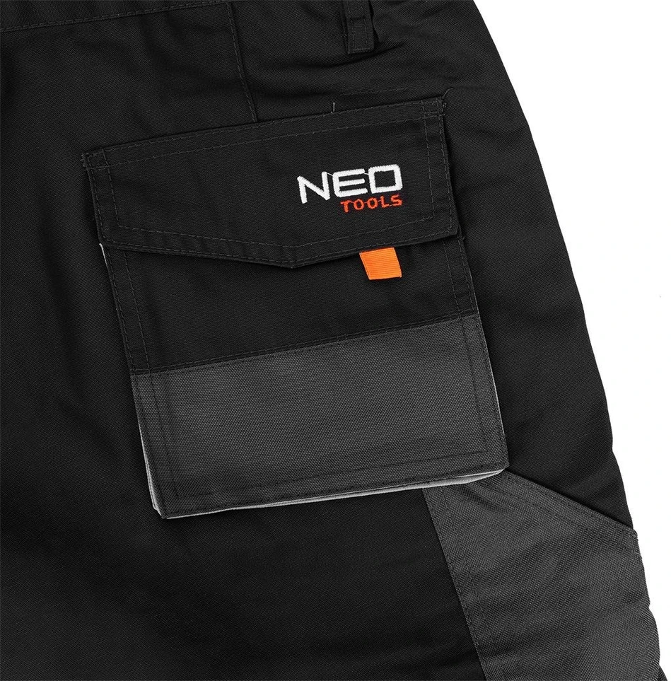 Neo Tools Krótkie HD šortai, austinis diržas, nuimamos kišenės, XL/56 dydis