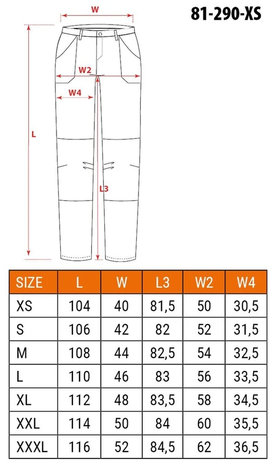 Neo Kelnės PREMIUM darbo kelnės, 4 kryptimis tempiamos, juodos, XS dydis