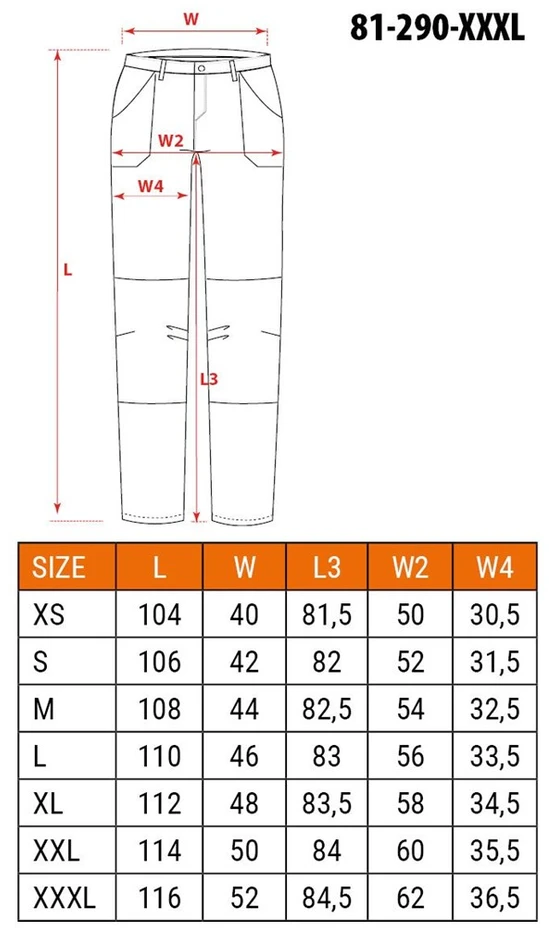 Neo Kelnės PREMIUM darbo kelnės, 4 kryptimis tempiamos, juodos, XXXL dydis