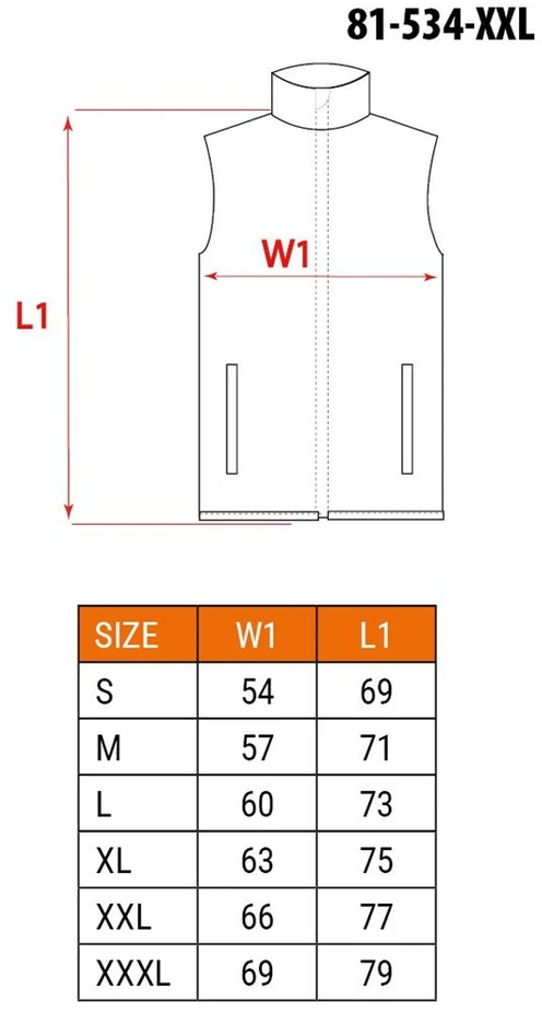 Neo Tools Bezrękawnik PREMIUM pūkinė liemenė, XXL dydis