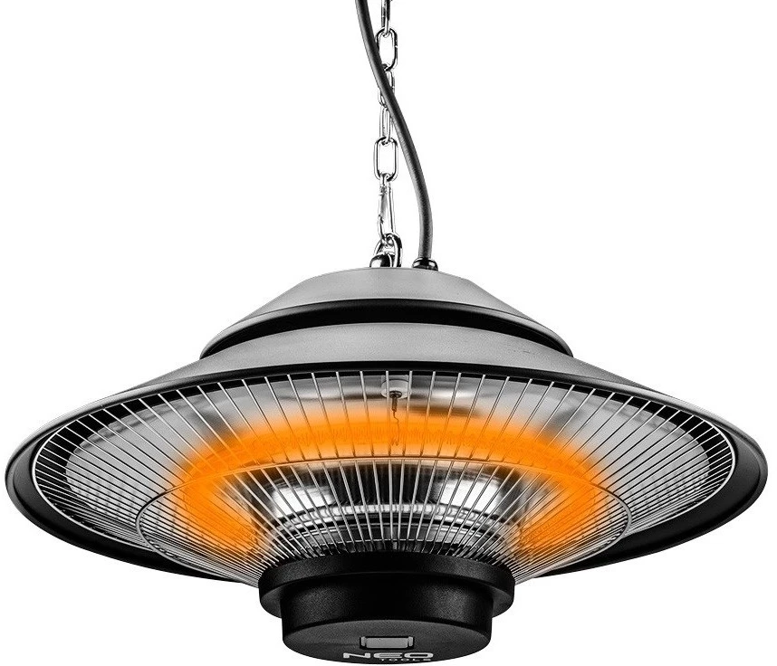 NEO TOOLS 90-034 elektrinis patalpų šildytuvas Infraraudonųjų spindulių vidaus ir lauko 1500 W Juodas