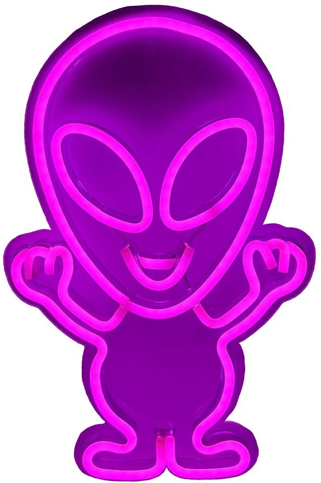 Lubinis šviestuvas Neon Beline Light Alien