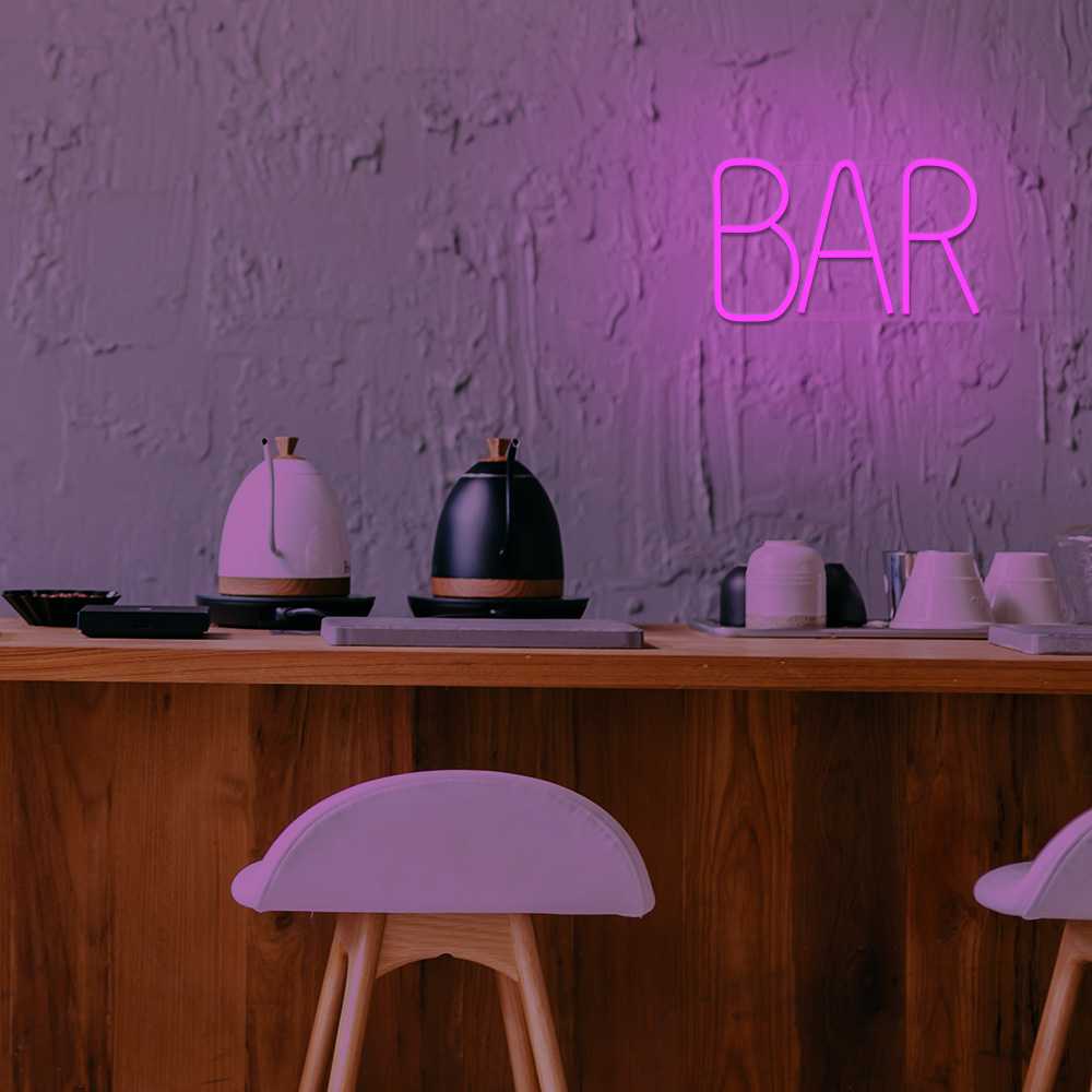 TelForceone NEON LED BAR rožinė Bat + USB FLNE24 Forever Light