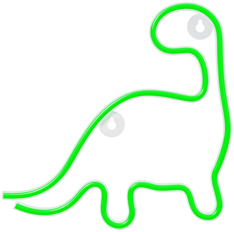 Neoninis LED šviestuvas DINOSAUR žalias NNE01 Neolia