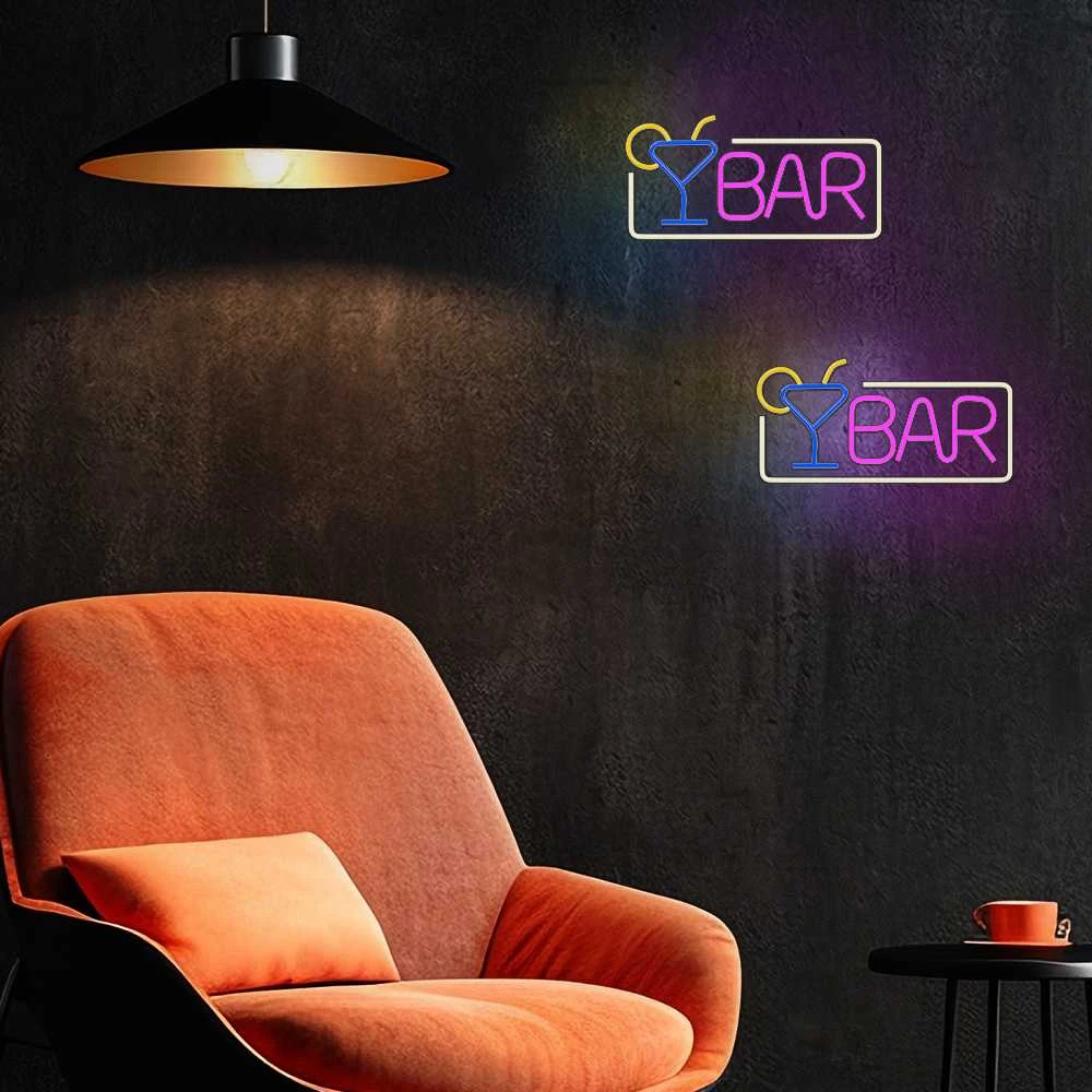 TelForceone Neoninė PLEXI LED BAR daugiaspalvė FPNE01X"Forever" šviesiai