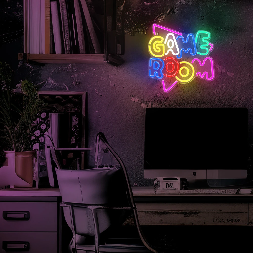 TelForceone Neoninis PLEXI LED žaidimų kambario šviestuvas, daugiaspalvis NNE20 Neolia
