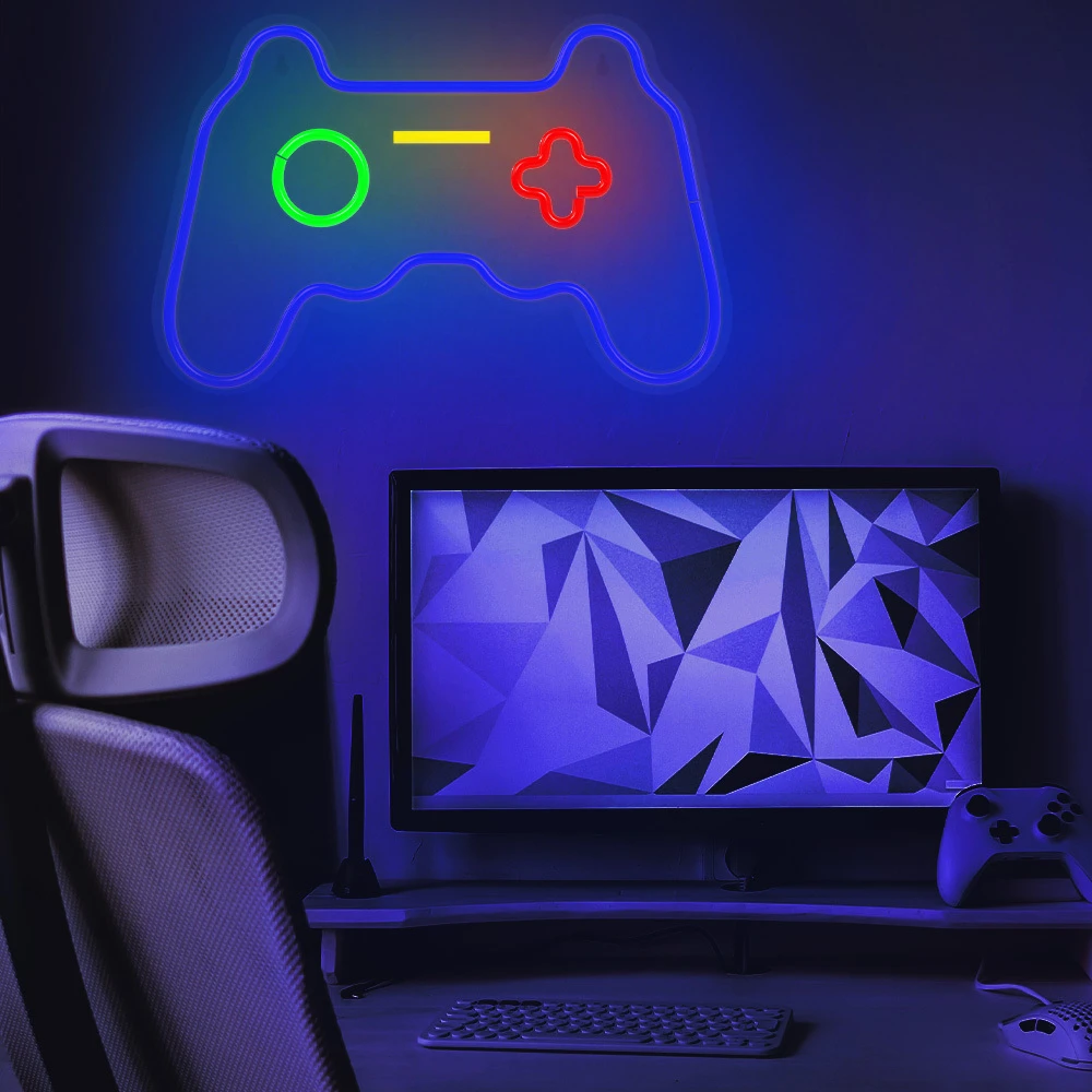 Neoninis PLEXI LED ŽAIDIMŲ PULTELIS daugiaspalvis FPNE03X Forever Light