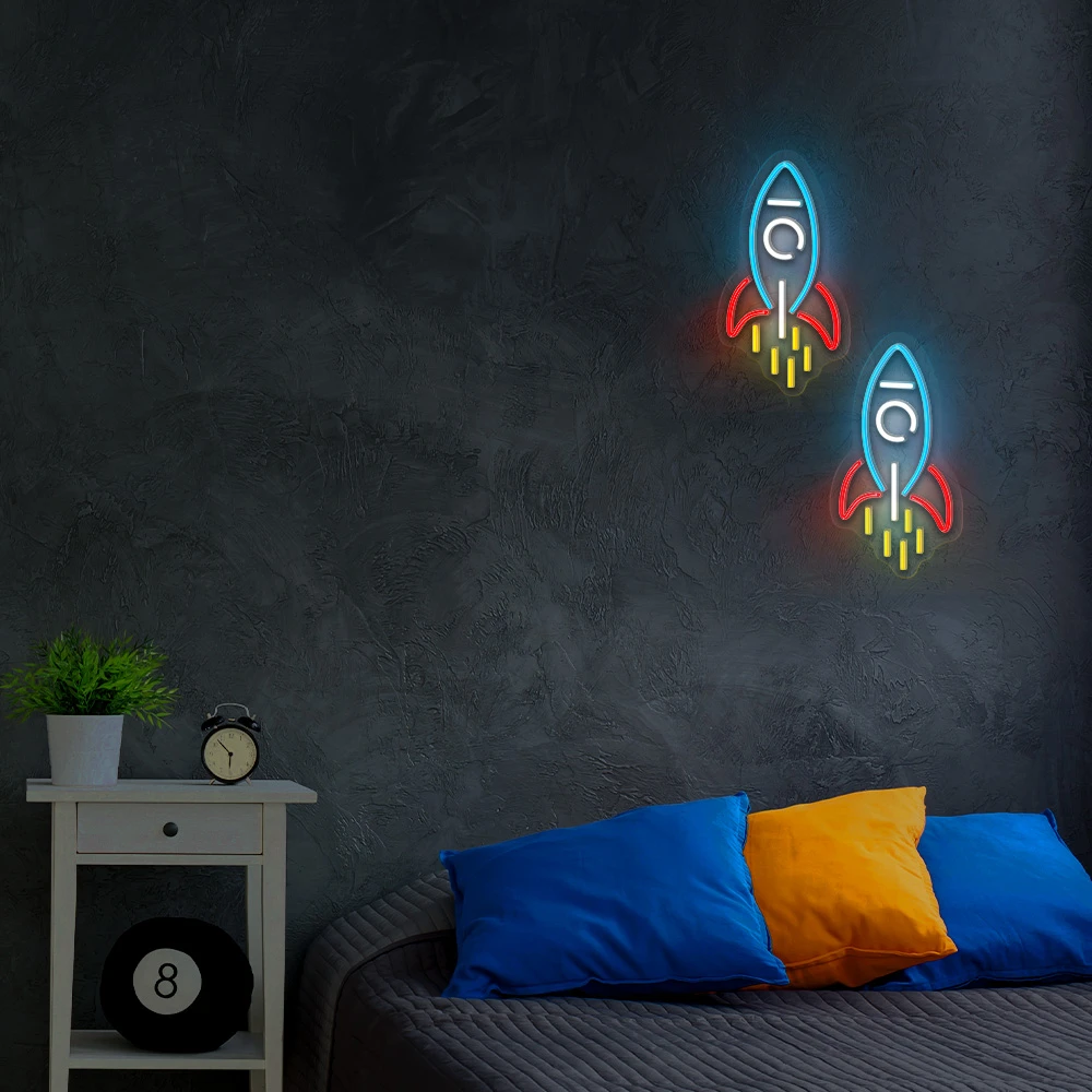 Neoninis PLEXI LED ROCKET daugiaspalvis NNE18 Neolia