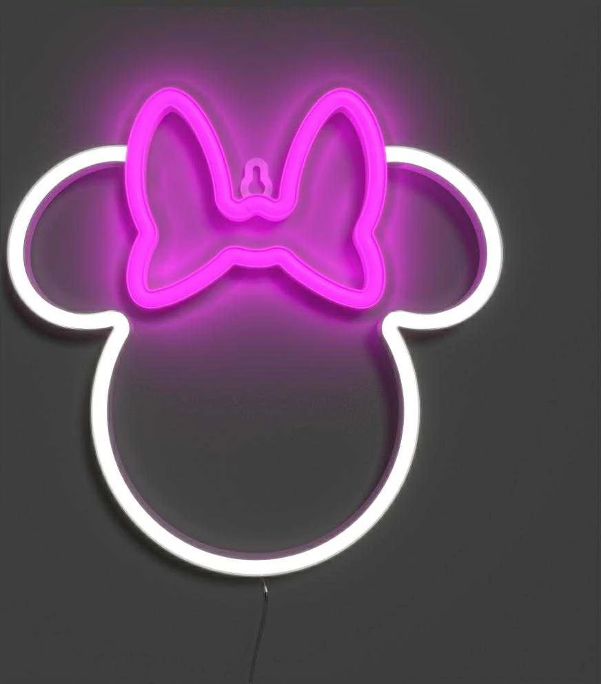 Trefl Yellowpop Neoninės geltonos spalvos „Disney“ mini Minnie ausytės