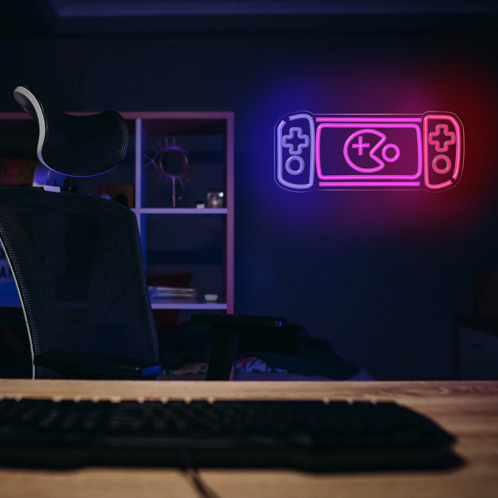 Neoninis PLEXI LED GAME Žaidimų konsolė įvairiaspalvis FPNE27 Forever Light