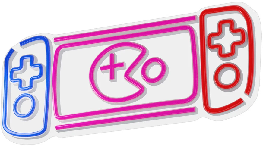 Neoninis PLEXI LED GAME Žaidimų konsolė įvairiaspalvis FPNE27 Forever Light