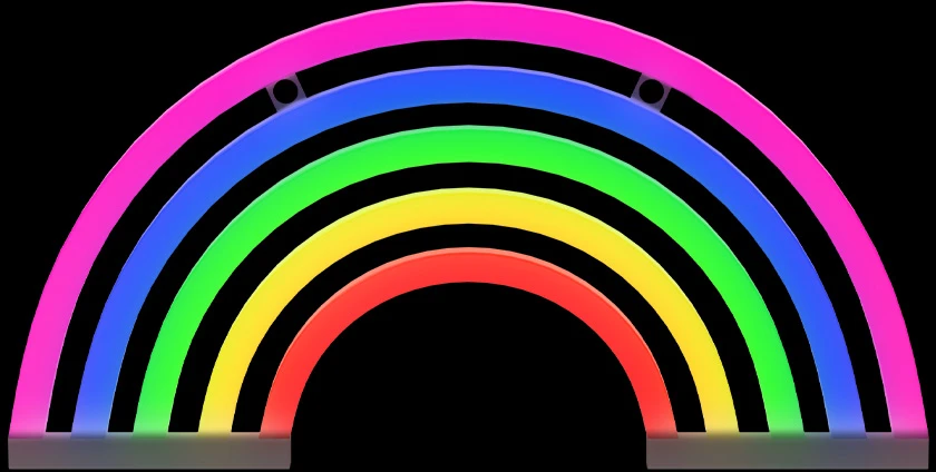 Neoninė LED lemputė RAINBOW 5 spalvų FLNE14X Forever Light